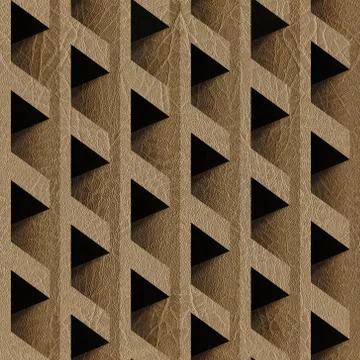 Abstract paneling blocks stacked for seamless background, imitation leather Stock Illustration