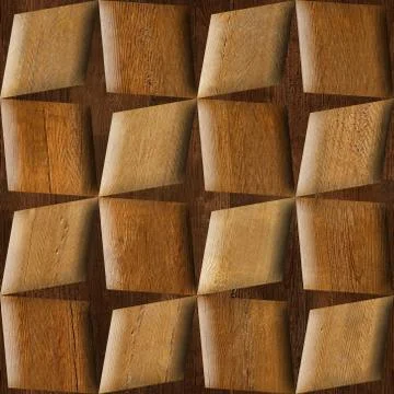 Abstract paneling pattern - seamless background - wooden texture Stock Illustration