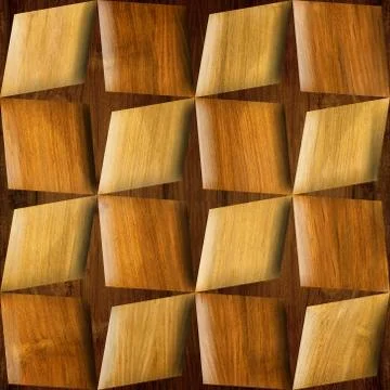 Abstract paneling pattern - seamless background - wooden texture Stock Illustration