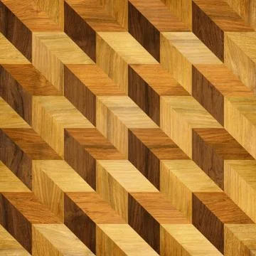 Abstract paneling pattern - seamless background - wood texture Stock Illustration