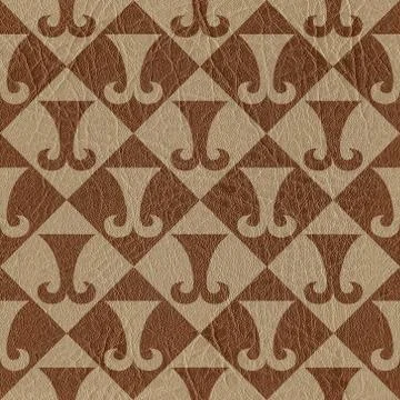Abstract paneling pattern - seamless background - hipster symbol Illustrazione stock