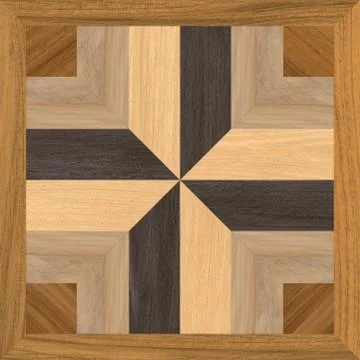 Abstract paneling seamless pattern background, decorative wooded texture. Stock Photos