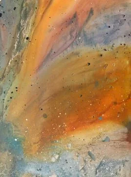 Abstract panorama Elements of space and galaxy Stockfoto's