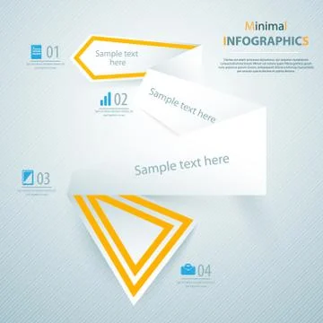 Abstract paper background. Vector illustration for your business presentation Illustrazione stock