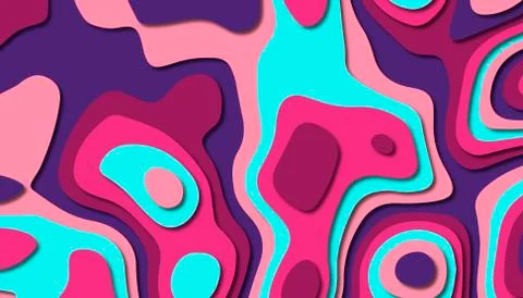 Abstract paper carve template background,for book cover. Stock Illustration