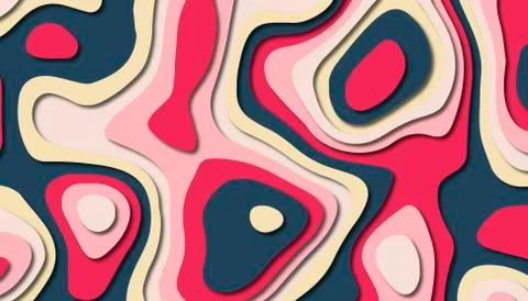 Abstract paper carve template background,for book cover. Stock Illustration