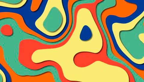 Abstract paper carve template background,for book cover. Stock Illustration