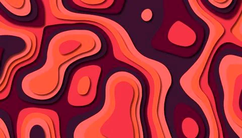 Abstract paper carve template background,for book cover. Stock Illustration