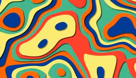 Abstract paper carve template background,for book cover. Stock Illustration