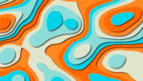 Abstract paper carve template background,for book cover. Stock Illustration
