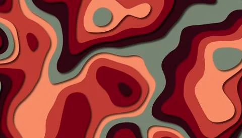 Abstract paper carve template background,for book cover. Stock Illustration