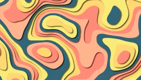 Abstract paper carve template background,for book cover. Stock Illustration