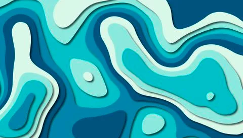 Abstract paper carve template background,for book cover. Illustrazione stock