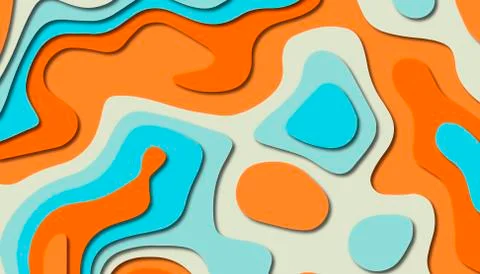 Abstract paper carve template background,for book cover. Stock Illustration