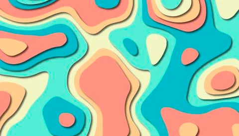 Abstract paper carve template background,for book cover. Stock Illustration