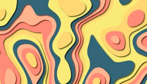 Abstract paper carve template background,for book cover. Stock Illustration