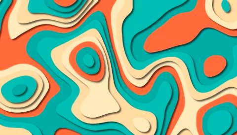 Abstract paper carve template background,for book cover. Stock Illustration