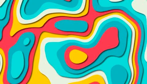 Abstract paper carve template background,for book cover. Stock Illustration