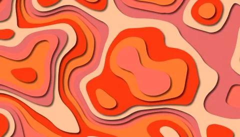 Abstract paper carve template background,for book cover. Stock Illustration