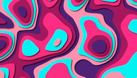 Abstract paper carve template background,for book cover. Stock Illustration