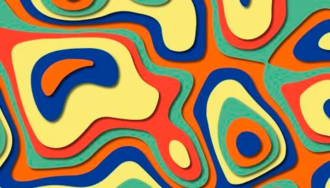 Abstract paper carve template background,for book cover. Stock Illustration