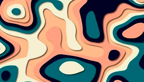 Abstract paper carve template background,for book cover. Stock Illustration