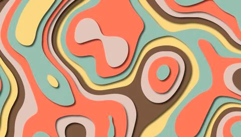 Abstract paper carve template background,for book cover. Stock Illustration
