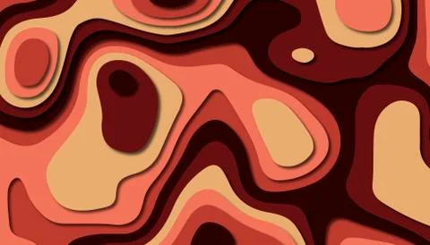 Abstract paper carve template background,for book cover. Stock Illustration