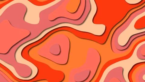 Abstract paper carve template background,for book cover. Stock Illustration
