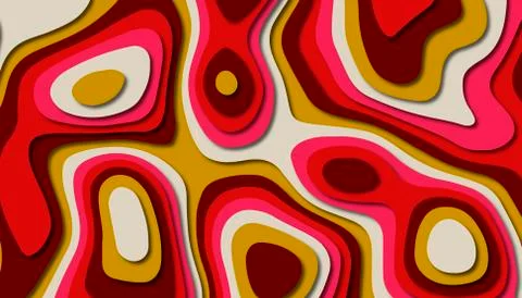Abstract paper carve template background,for book cover. Stock Illustration