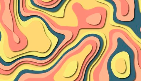 Abstract paper carve template background,for book cover. Stock Illustration