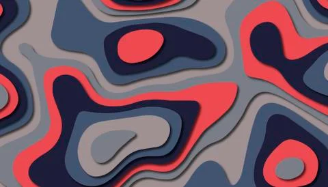 Abstract paper carve template background,for book cover. Illustrazione stock