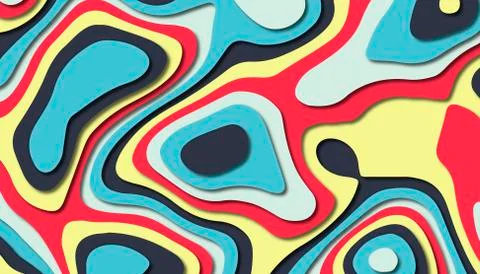 Abstract paper carve template background,for book cover. Stock Illustration