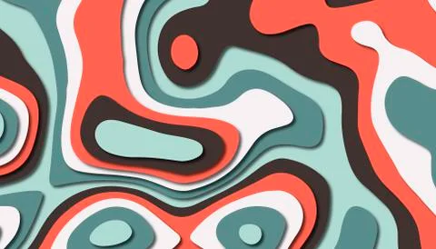 Abstract paper carve template background,for book cover. Stock Illustration
