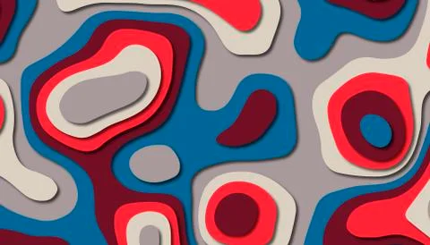 Abstract paper carve template background,for book cover. Stock Illustration
