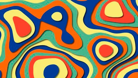 Abstract paper carve template background,for book cover. Stock Illustration