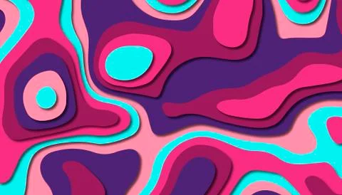 Abstract paper carve template background,for book cover. Stock Illustration