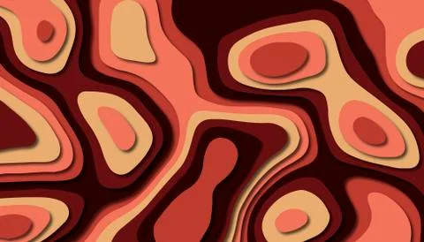 Abstract paper carve template background,for book cover. Illustrazione stock