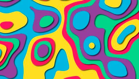 Abstract paper carve template background,for book cover. Stock Illustration