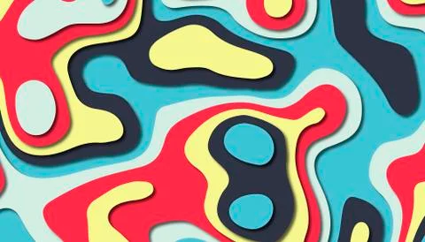 Abstract paper carve template background,for book cover. Stock Illustration