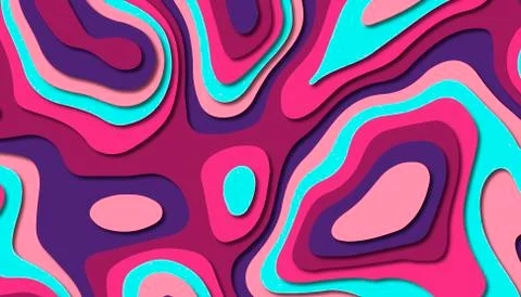 Abstract paper carve template background,for book cover. Illustrazione stock