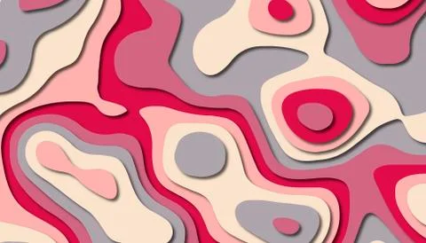 Abstract paper carve template background,for book cover. Stock Illustration