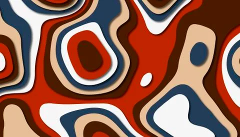 Abstract paper carve template background,for book cover. Stock Illustration