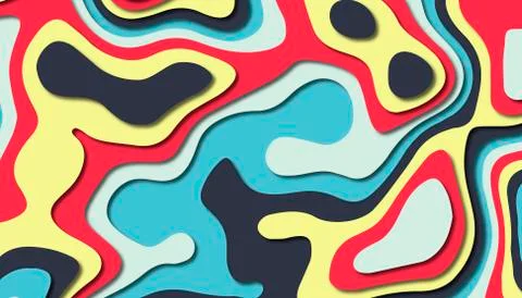 Abstract paper carve template background,for book cover. Stock Illustration