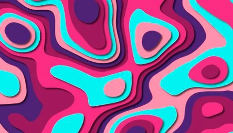 Abstract paper carve template background,for book cover. Stock Illustration
