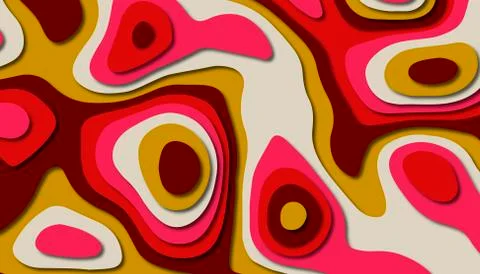 Abstract paper carve template background,for book cover. Stock Illustration