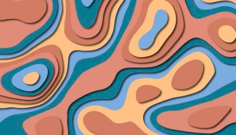 Abstract paper carve template background,for book cover. Stock Illustration