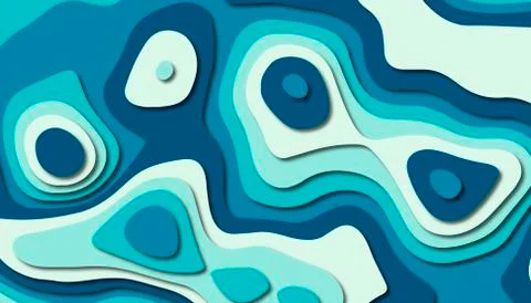 Abstract paper carve template background,for book cover. Illustrazione stock