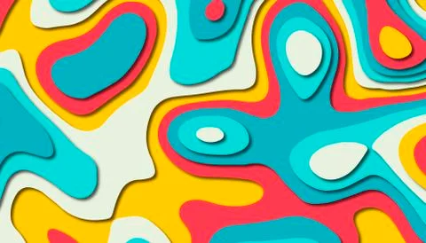 Abstract paper carve template background,for book cover. Stock Illustration