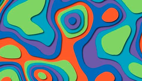 Abstract paper carve template background,for book cover. Stock Illustration